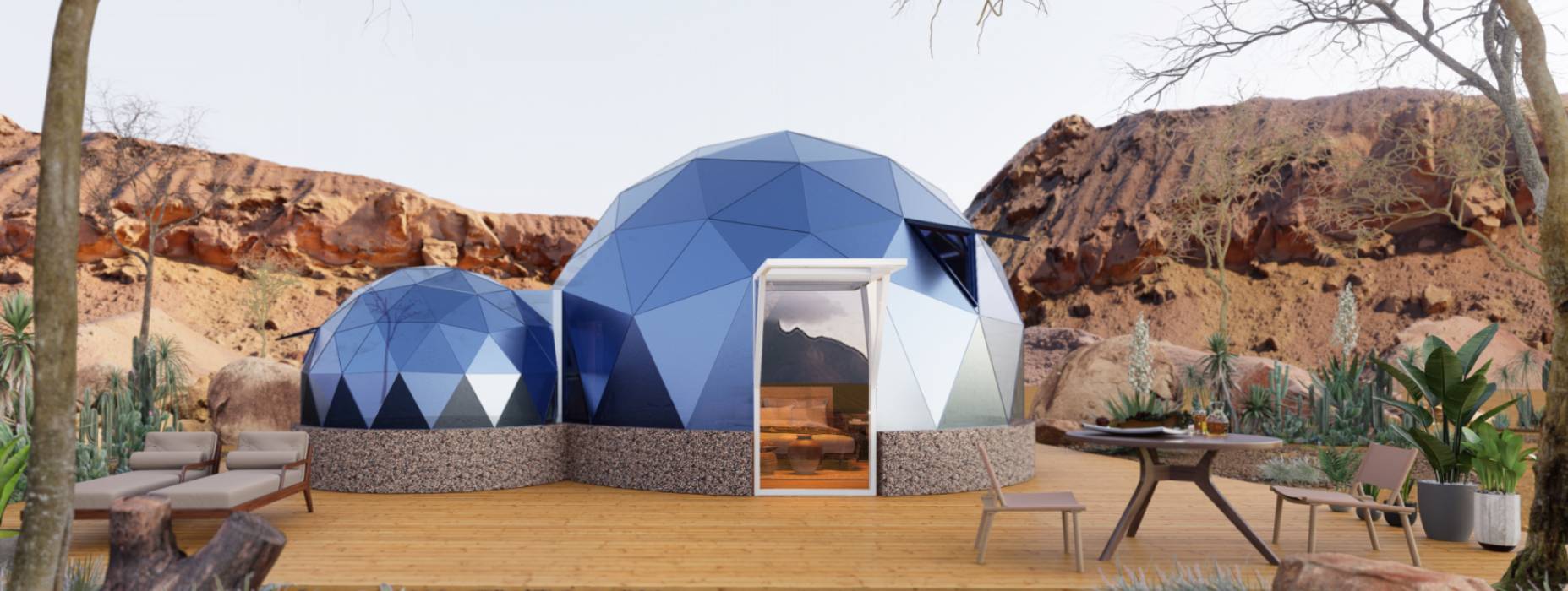 峄城区球形智能光伏玻璃星空房